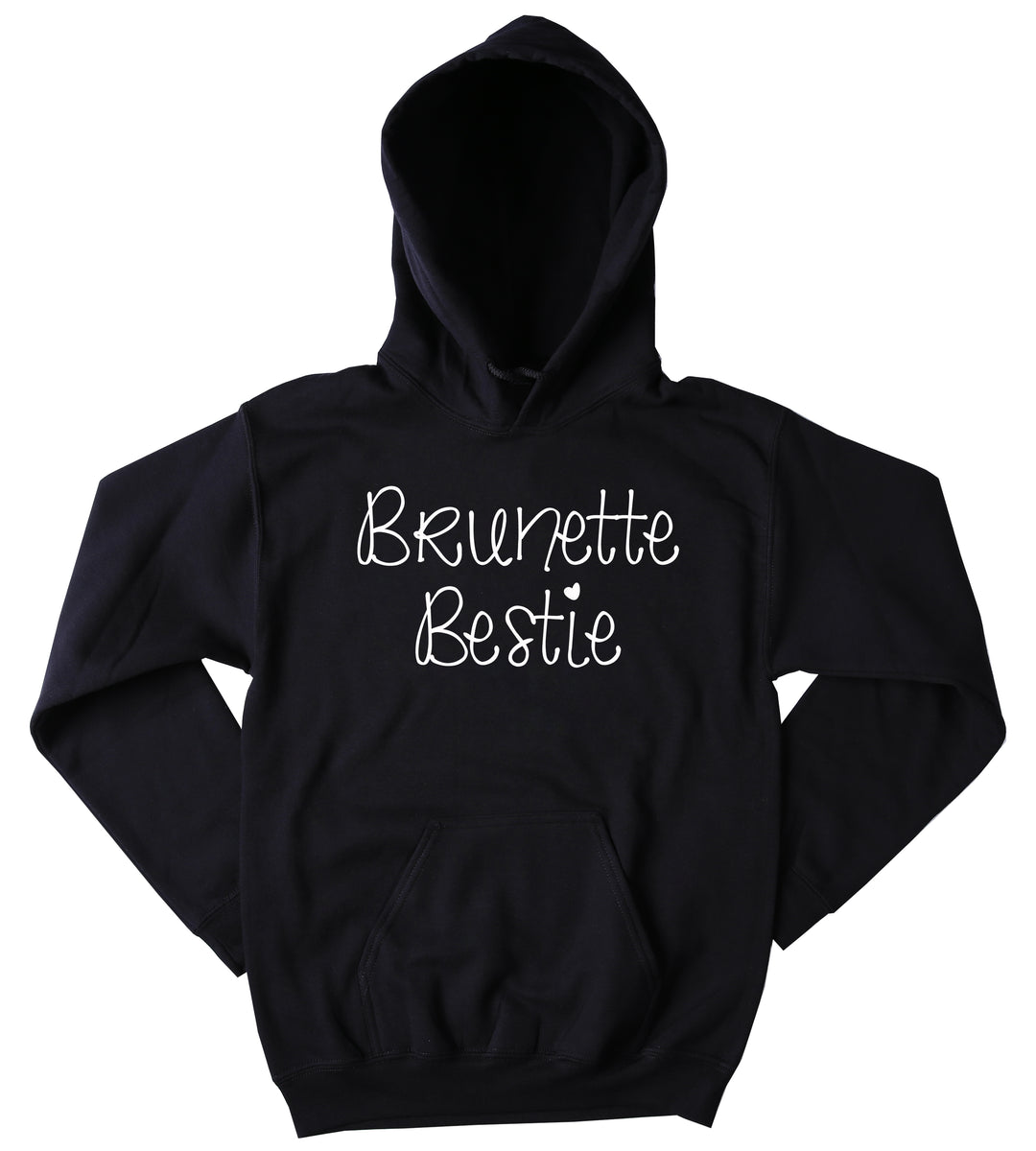 Funny BFF Sweatshirt Brunette Bestie Slogan Best Friends Tumblr Hoodie photo