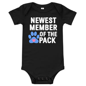 Newest Member Of The Pack Announcement Baby Bodysuit