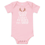 To Go To Sleep I Count Antlers Not Sheep Baby Bodysuit