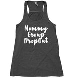 Mommy Group Dropout Tank Top Funny Mom Gift Rebel Mom Life Flowy Racer Back Womens Shirt