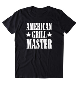 American Grill Master Shirt BBQ Barbecue Party USA America Merica Grilling T-shirt