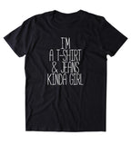 I'm A T-Shirt & Jeans Kind Of Girl Shirt Southern Belle Country T-shirt