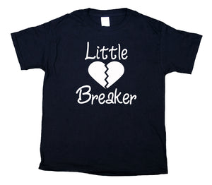 Little Heart Breaker Youth Shirt Cute Girls Boys Kids Clothing T-shirt