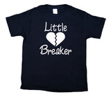 Little Heart Breaker Youth Shirt Cute Girls Boys Kids Clothing T-shirt