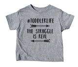 Toddlerlife The Struggle Is Real Toddler Shirt Cute Arrow Boy Girl Clothing