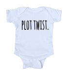 Plot Twist Baby Bodysuit Pregnancy Announcement Boy Girl Infant Clothing