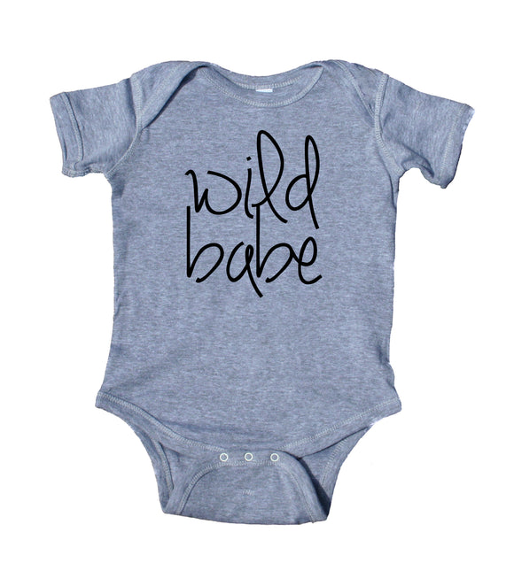 Wild Babe Baby Girls Onesie Daughter Niece Newborn Infant Gift