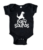 Baby Sauras Baby Onesie Dinosaur T-rex Newborn Infant Boy Gift