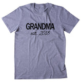 First Time Grandma Shirt Grandma Est. 2018 New Grammy T-shirt