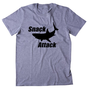 Snack Attack Shirt Funny Shark Week Pun Clothing T-shirt
