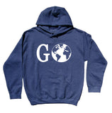 Go Travel World Sweatshirt Traveler Globe Hoodie