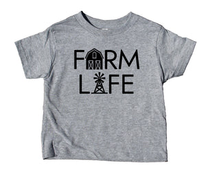 Farm Life Toddler Shirt Country Farmer Baby Tee