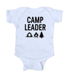 Camp Leader Camping Boy Girl Baby Onesie
