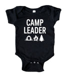 Camp Leader Camping Boy Girl Baby Onesie