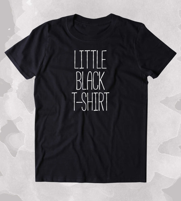 Little Black T-shirt All Black Everything Clothing Tumblr T-shirt
