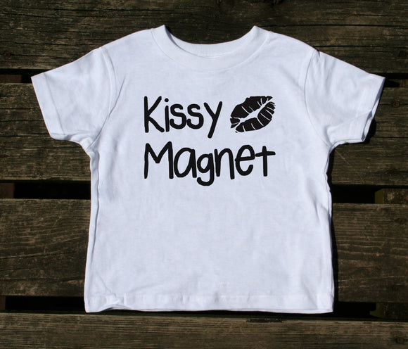 Kissy Magnet Toddler Shirt Funny Cute Sweet Boy Girl Kids Clothing