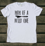 Mom and Toddler Shirts Mom Of A Wild One Wild One Tees Family Matching Outfits Boy Girl Kids Clothing
