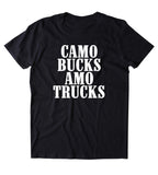 Camo Bucks Amo Trucks Shirt Hunting Deer Hunter Country T-shirt