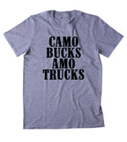 Camo Bucks Amo Trucks Shirt Hunting Deer Hunter Country T-shirt