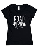 Travel Shirt Road Trip West Coast Van Life Travelling V-Neck T-Shirt