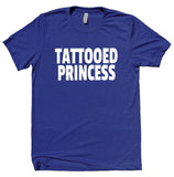 Tattooed Princess Shirt Punk Rock Tattoo Rebel Clothing Women's T-shirt