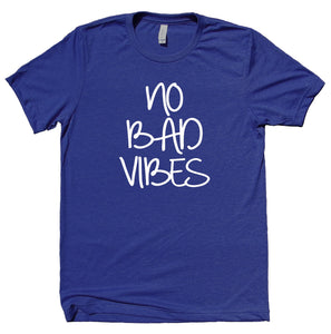 No Bad Vibes Shirt Good Positive Vibes Yoga Hippie Boho Clothing T-shirt