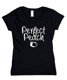 Southern Peach Shirt Perfect Peach Georgia Atlanta Girl South V-Neck T-Shirt