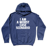 Rebel Sweatshirt I Am A Worst Case Scenario Clothing Punk Grunge Hoodie