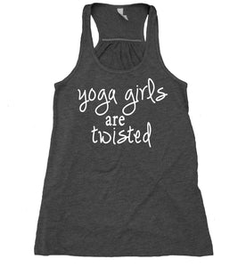 Yoga Girls Are Twisted Tank Top Yoga Yogi Instructor Apparel Hot Yoga –  Sunray Clothing