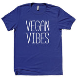 Vegan Vibes Shirt Veganism Hippie Plant Based Diet Animal Right Activist Clothing T-shirt