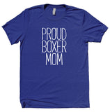 Proud Boxer Mom Shirt Funny Woman's Dog Breed Animal Lover Puppy Clothing T-shirt