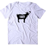 Tiger Woods Greatest Of All Time Shirt Funny Golfing Golfer GOAT T-shirt