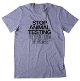Stop Animal Testing They Don't Know The Answers Shirt Animal Right Activist Vegan Vegetarian T-shirt