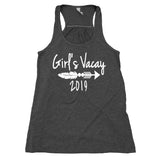 Girls Vacay 2019 Tank Top Vacation Trip Friends Travel Women's Flowy Racerback Tank