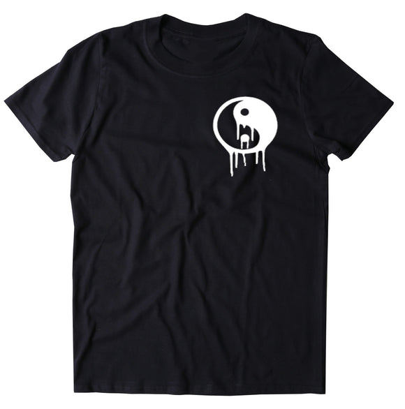 Peace Sign Shirt Grunge Alternative Anti War Graphic T-shirt