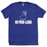 No Prob-LLama Shirt Funny Llama Pun T-shirt