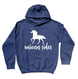 Unicorn Lover Women's Sweatshirt Unicorn Rider Hoodie
