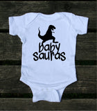Dad and Baby Matching Outfits Daddy Sauras Baby Sauras Shirts Dinosaur Boy Son Clothing