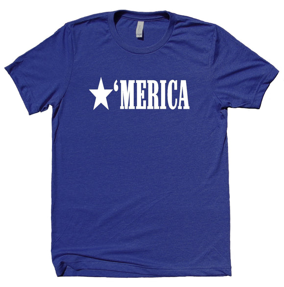 Merica Shirt Funny American Patriotic Pride Freedom Southern T-shirt