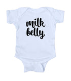 Milk Belly Baby Girl Boy Onesie