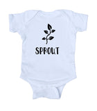 Sprout Baby Boy Onesie Clothing White
