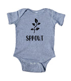 Sprout Baby Boy Onesie Clothing Grey