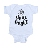 Shine Bright Sun Baby Boy Girl Onesie