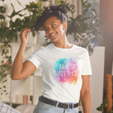 Choose Happiness Watercolor Short-Sleeve Unisex T-Shirt