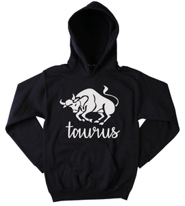 Taurus Symbol Hoodie Horoscope Zodiac Sign Astrological April May Birthday Sweatshirt