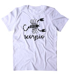 Scorpio Sign Shirt Scorpion Horoscope Zodiac Symbol Astrological T-shirt